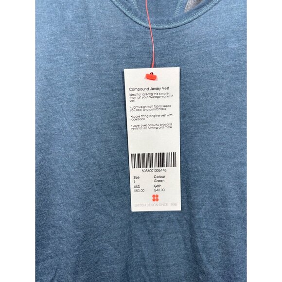 Sweaty Betty Tank Top S Womens Blue‎ Racerback Vest Top - Picture 2 of 4